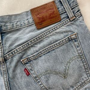 Levi's 501 Cutoff Demin Women's Faded Blue Jean Shorts